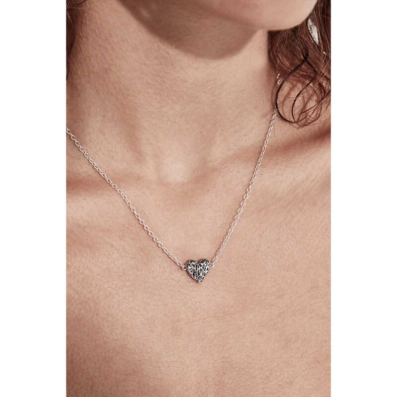Stolen Girlfriends Club Death Metal Hearts Necklace image number 1
